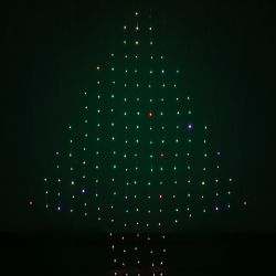 Светодиодная новогодняя гирлянда ЭРА ERASG -02 умная занавес RGB 2*2 м управление через мобильное приложение | Гирлянды