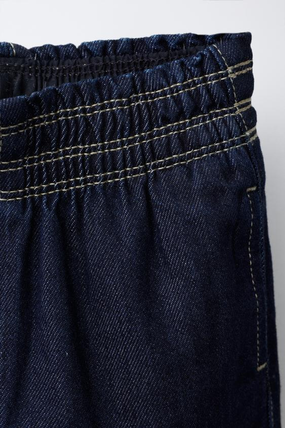 ZARA ДЖИНСЫ WIDE LEG, СИНИЙ