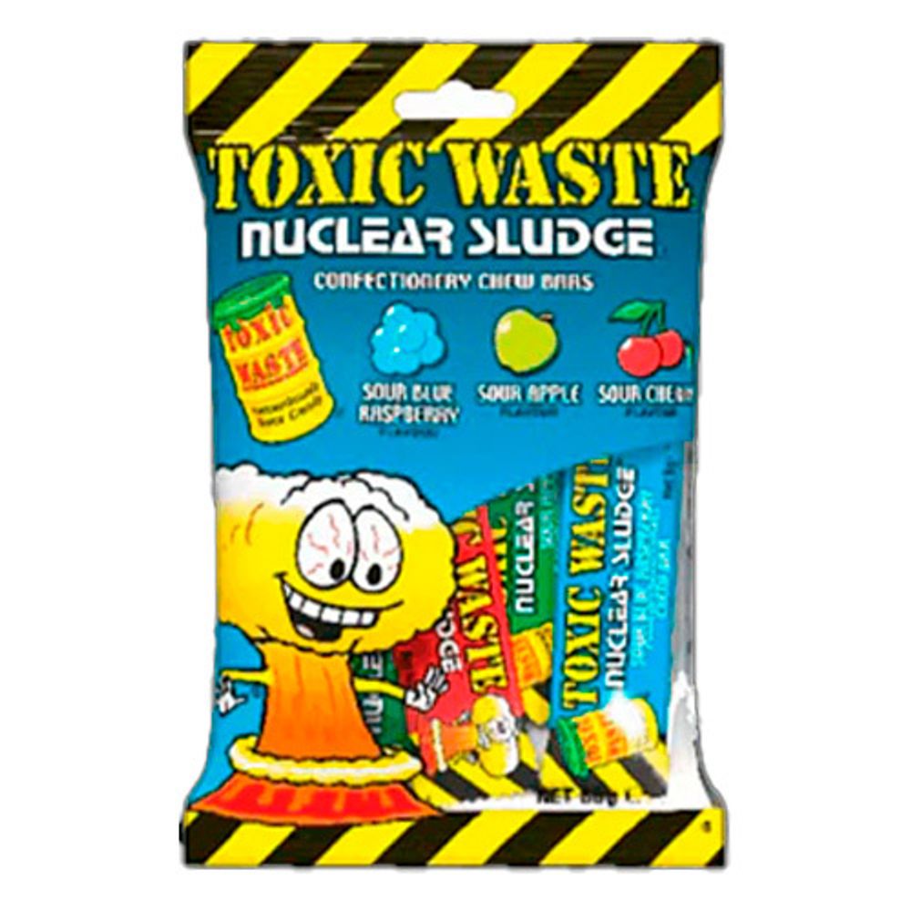 Жевательная конфета Toxic Wastle Nuclear Sludge Mini, 80 г