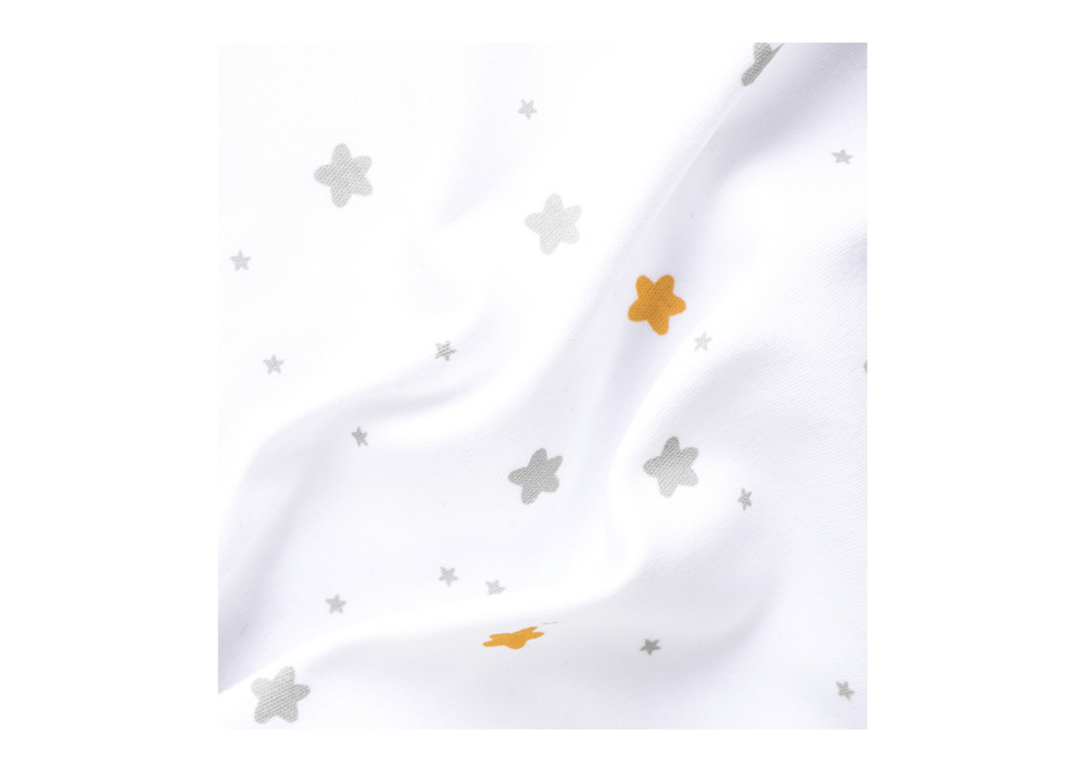 Простынь для кроватки Elegance (звёзды микс, трикотаж)