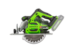 Пила циркулярная аккумуляторная 24V Greenworks G24CS б/щ 185мм без АКБ и ЗУ