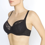 Бюстгальтер-балконет с мягкими трехразрезными чашками (Размер: 80B) (Цвет: белый)