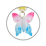 Ручка шариковая, Basir, синие чернила, серия "Бабочка", цветной корпус подвеской, 40 шт