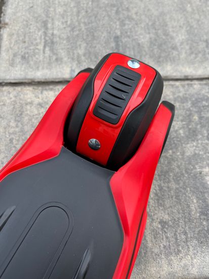 Самокат-беговел со светящимися колёсами 3 в 1 Scooter Micar Moby Black-Red