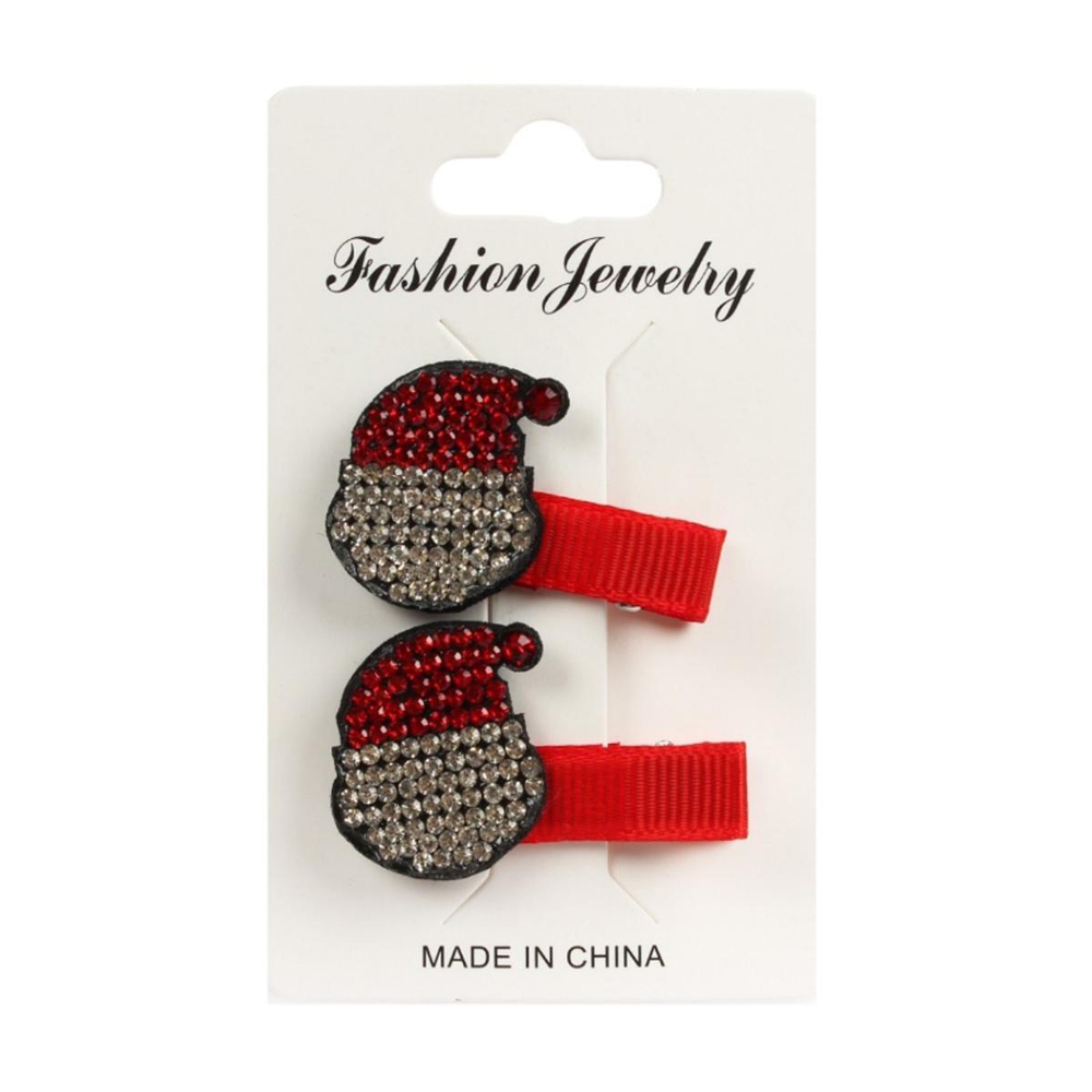 Зажимы для волос 2шт детские "Winter dreams- Чудесная шапочка" (JINRE TRAVEL)