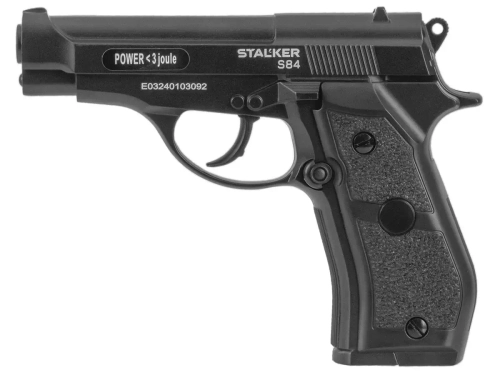 Пистолет пневматический Stalker S84 (Beretta 84) к.4,5мм (ST-11051M)