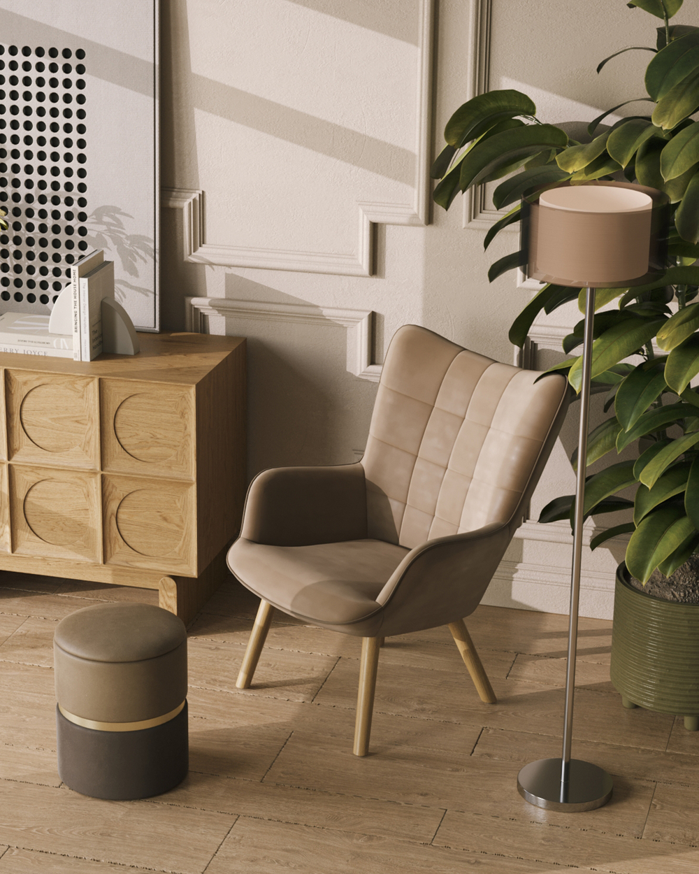 Торшер Moderli V2734-1F Room