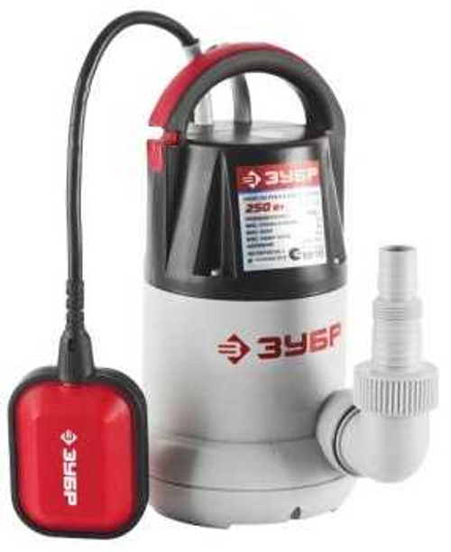 Насос погружной для чистой воды 250w, ЗУБР, ЗНПЧ-250