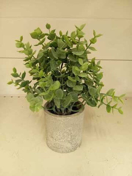 Растение искусственное в горшке Буксус 7,5х21см