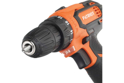 Аккумуляторная дрель-шуруповерт PATRIOT BR 119Li 180301119, 1250 об/мин, 0.89 кг