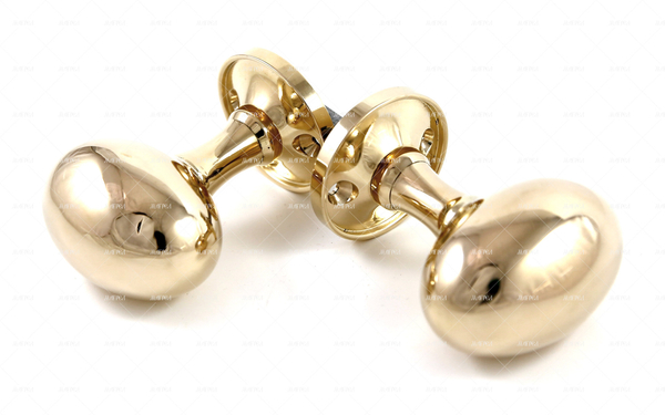 Ручка латунь дверная кноб Яйцо