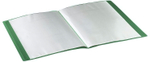 Папка с 30 вкладышами 0,5мм зеленая "STAFF"