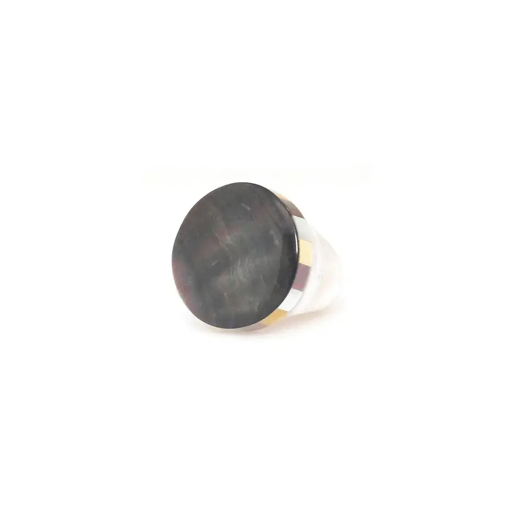 Кольцо Nature Bijoux, San Lazzaro, из перламутра, NB25.2-19-25849 (серый, 17,5)