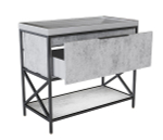 Тумба д/ванной "БРУКЛИН-100" Бетон под раковину Фостер 100 (Kirovit) ЛОФТ (ЛДСП)