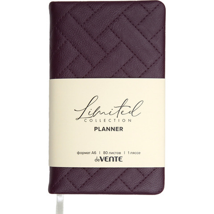 Планинг недат. 100*170мм 80л.,кожзам "Elizabeth" бургунди, 70м/г2