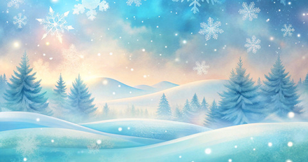 Занавес "Зима" арт. з200-10