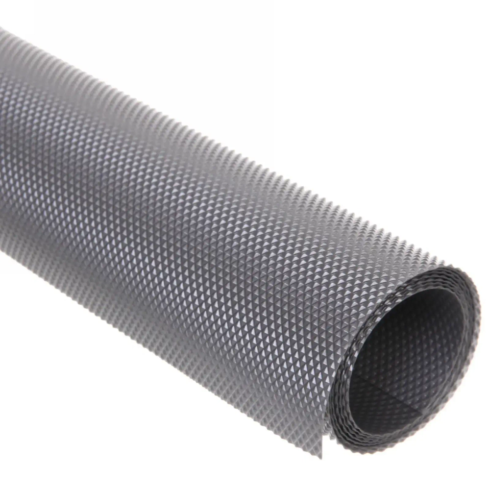 Коврик для кухонных ящиков в рулоне 30*90см «Бусинка» серый