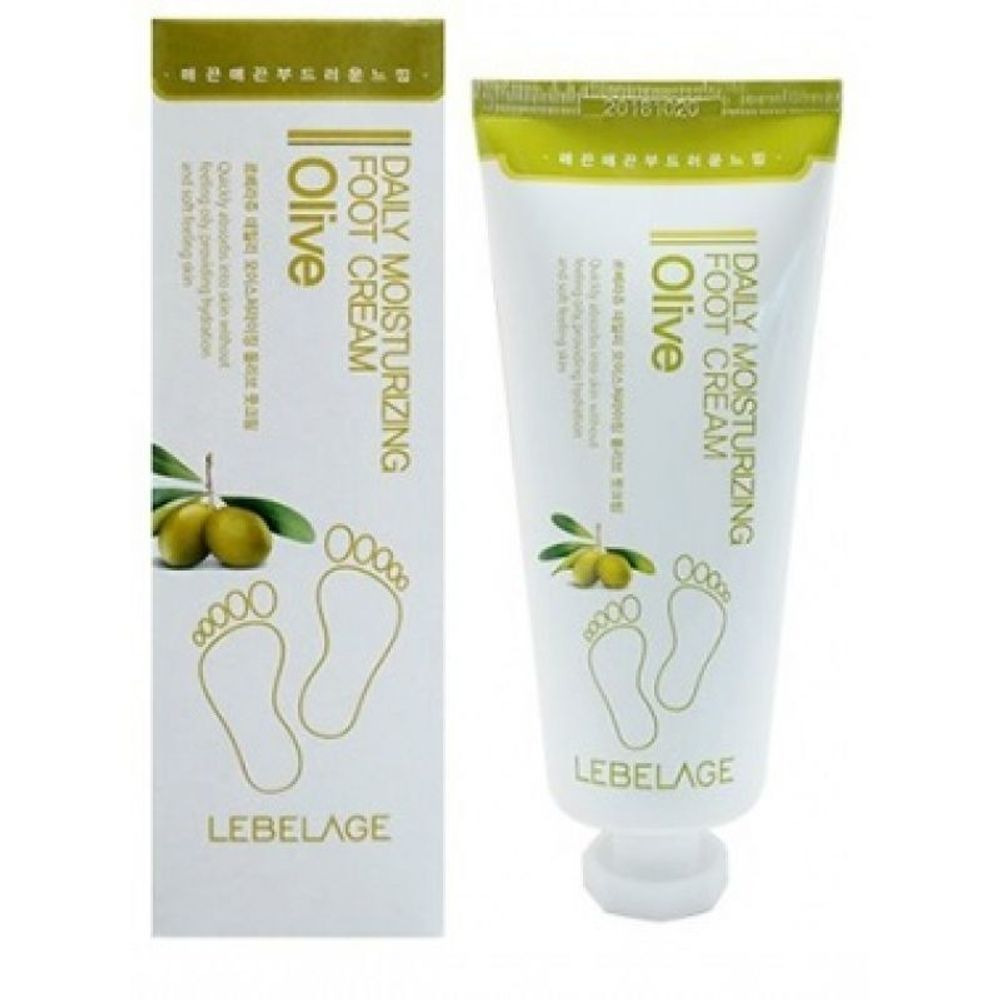 Lebelage Daily Moisturizing Oilve Foot Cream крем для ног увлажняющий с экстрактом оливы