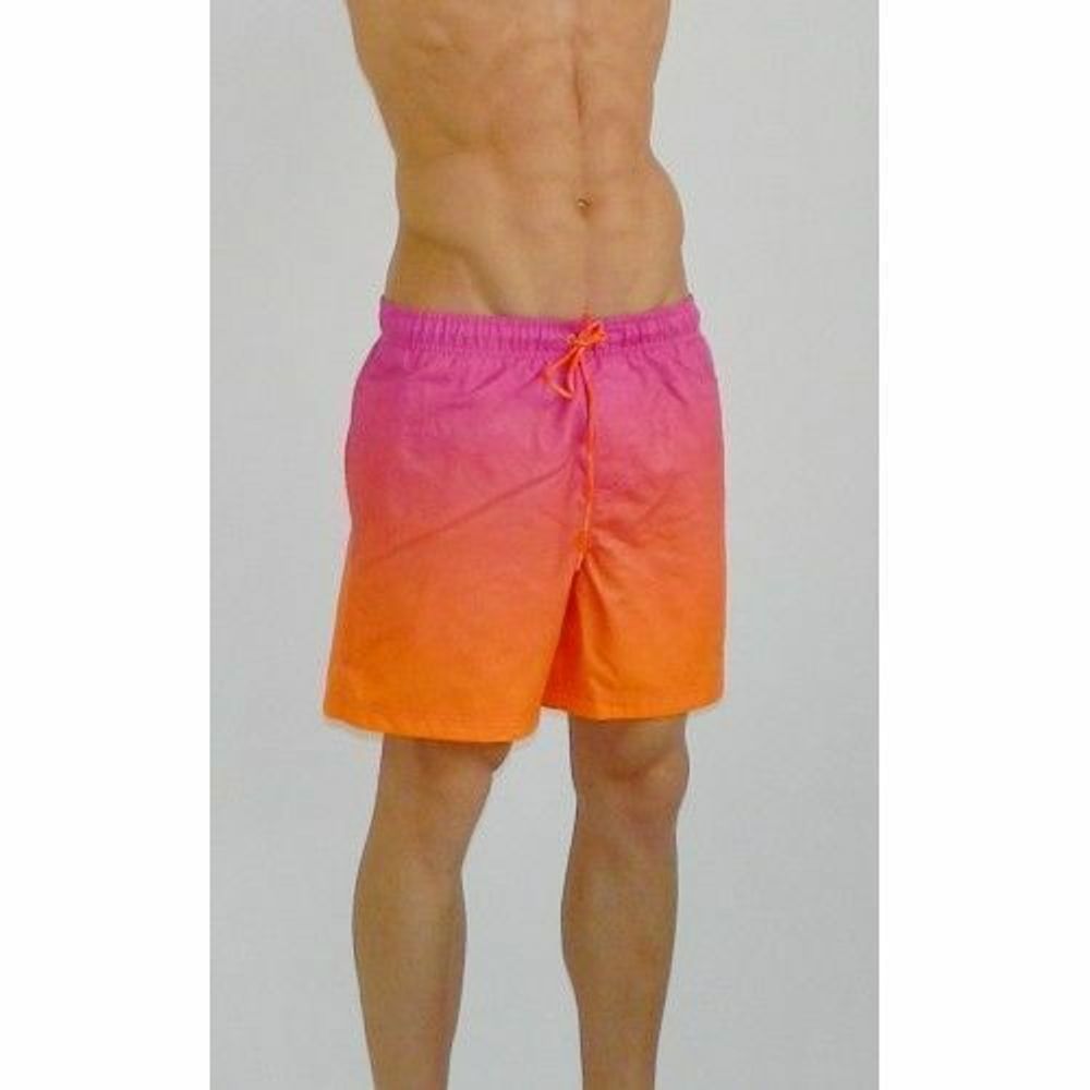 Мужские шорты плавательные красно-оранжевые Calvin Klein Swimming Edition Red Orange