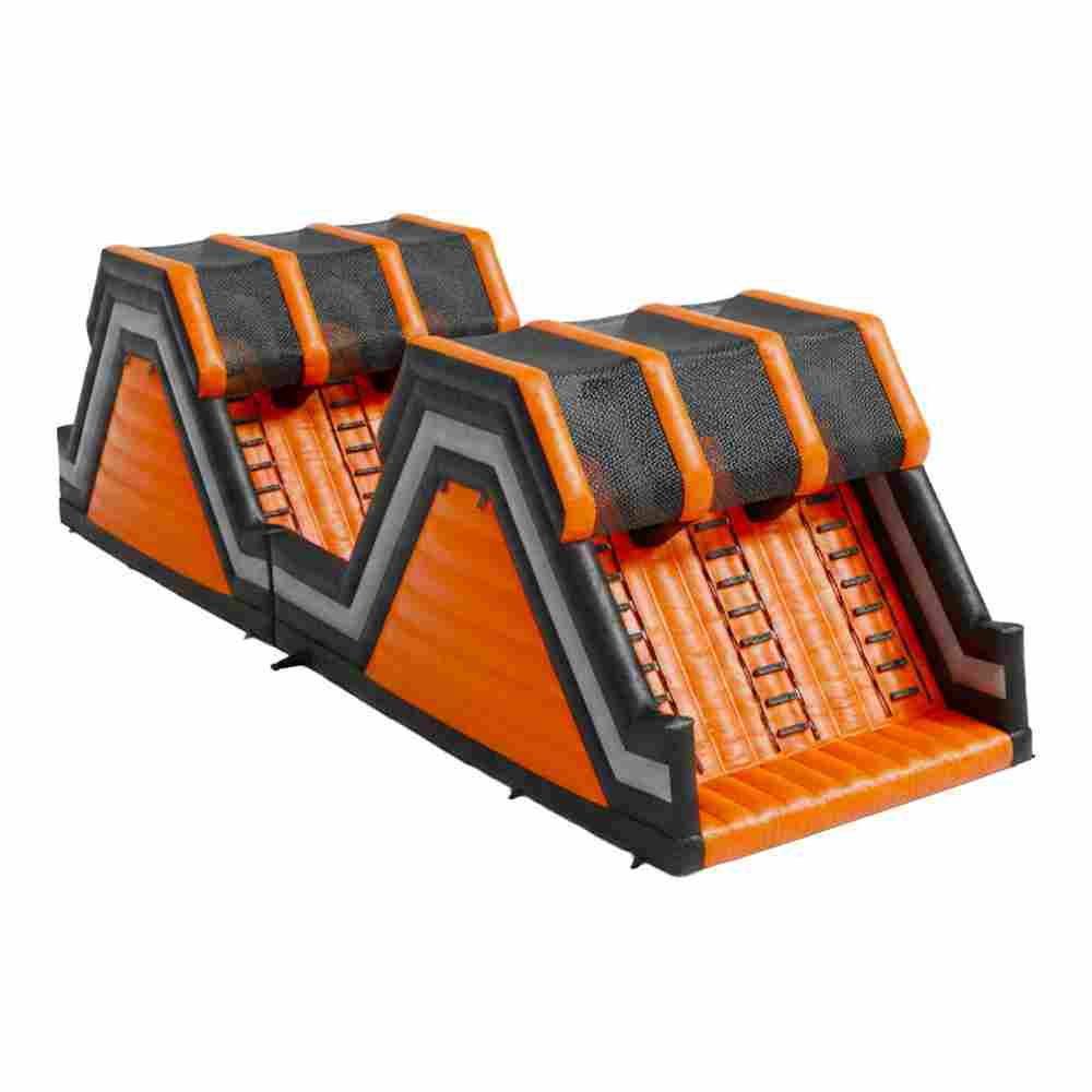 Секция надувной полосы препятствий «Пирамиды», 10×4×4 м