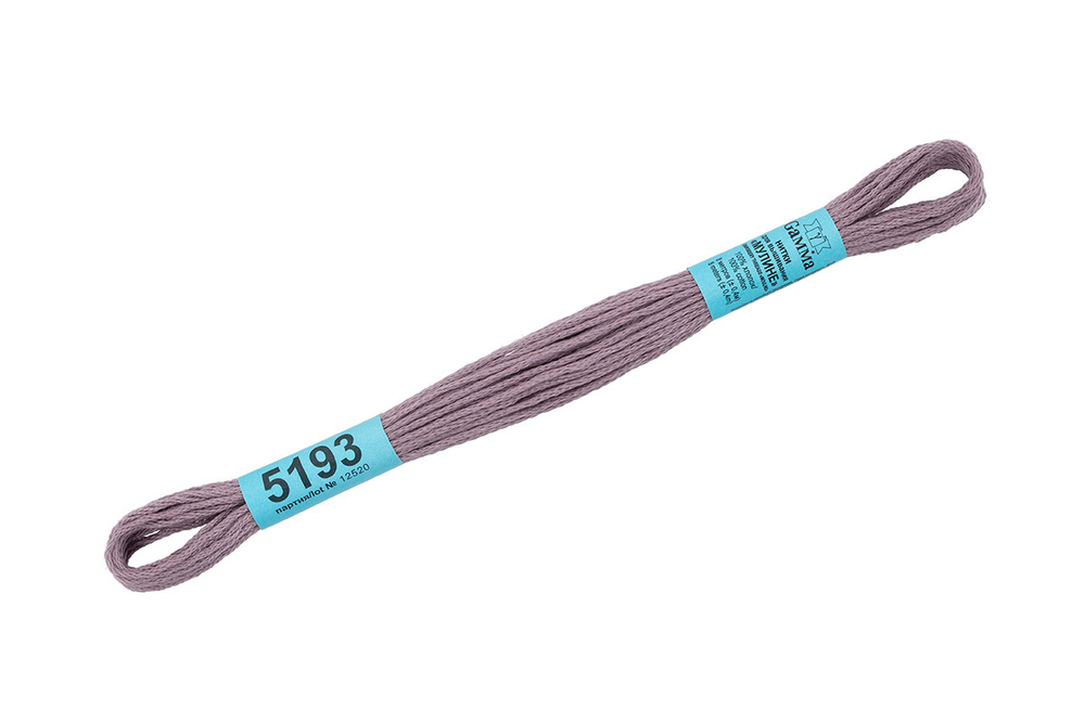Мулине  "Gamma", 100% хлопок, 8 м,  №5193
