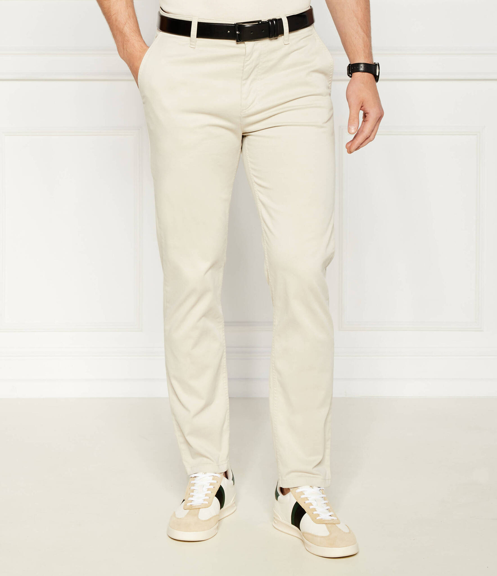 Брюки Chino_tapered BOSS ORANGE - бежевый(50510917)