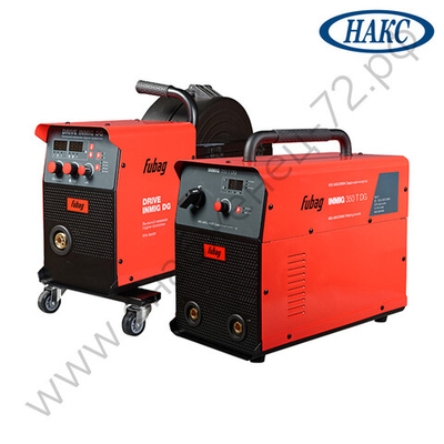 FUBAG Сварочный полуавтомат инвертор INMIG 350T DG НАКС + Подающий механизм DRIVE INMIG DG + Шланг-пакет 5 метров 35мм2 6 pol с воздушным охлаждением + Горелка FB 450 3m