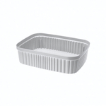 Лоток "velvet", 255х190х70 мм, 2,65л (светло-серый флэк)