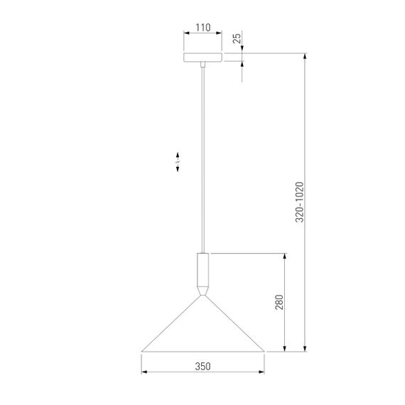Подвесной светильник Eurosvet Nippon 50024/1 серый