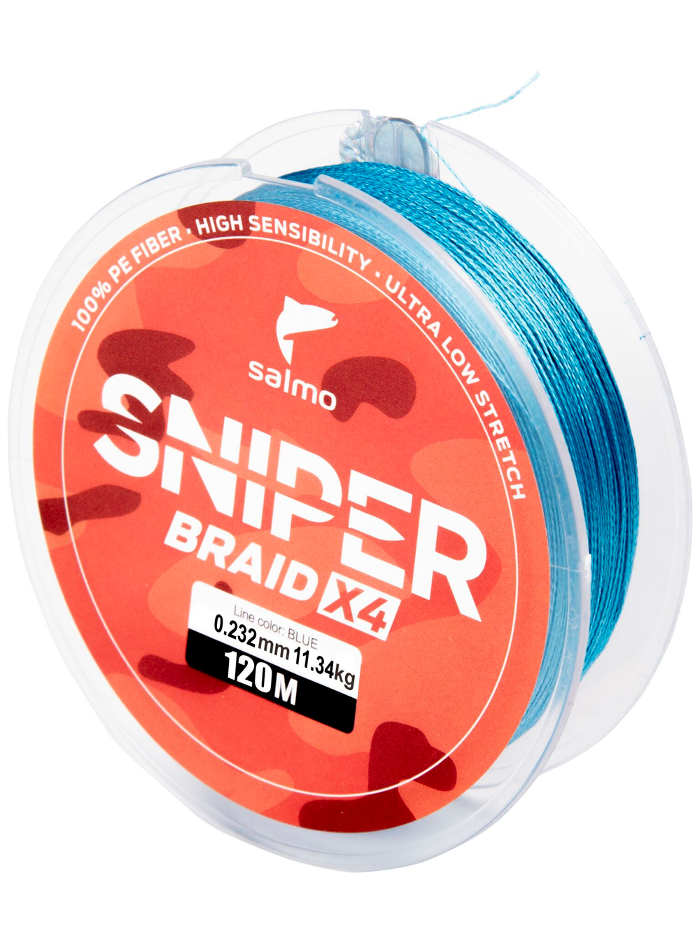 Леска плетёная Salmo Sniper BRAID Blue 120/023