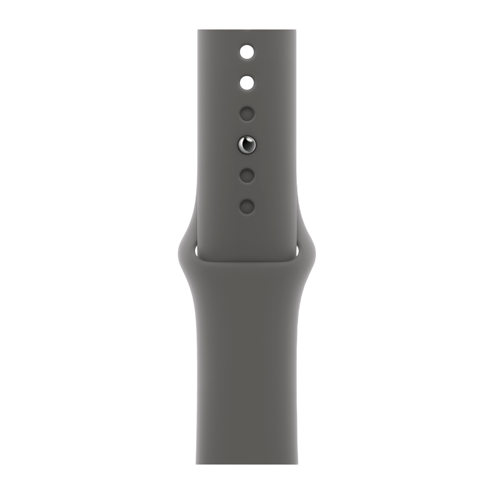 Умные часы Apple Watch Series 10 GPS, 46mm, Jet Black Aluminium Case with Sport Band S/M, Stone Gray (Черный)