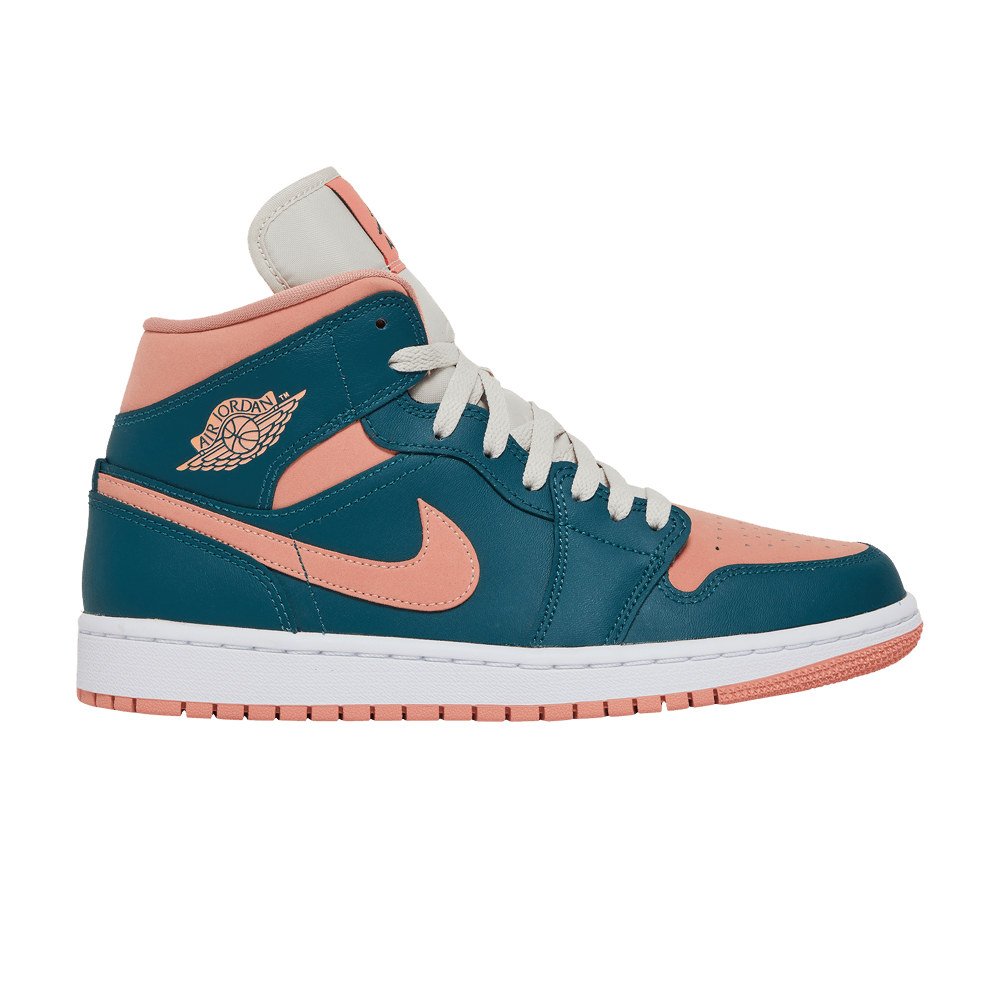 Кроссовки Jordan Air Jordan 1 Mid "Dark Teal Green" (Женская размерная сетка)