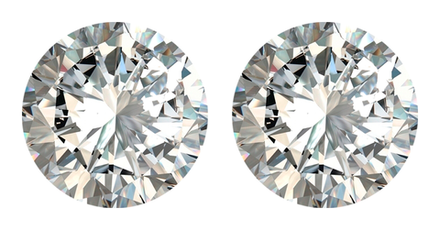 Лабораторно-выращенный бриллиант Кр-57 7.44 х 7.49 мм 1.55 ct, 7.44 х 7.49 мм 1.55 ct D/VVS2 (пара)