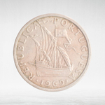 Portugal, 2.50 Escudos, 1969, VF