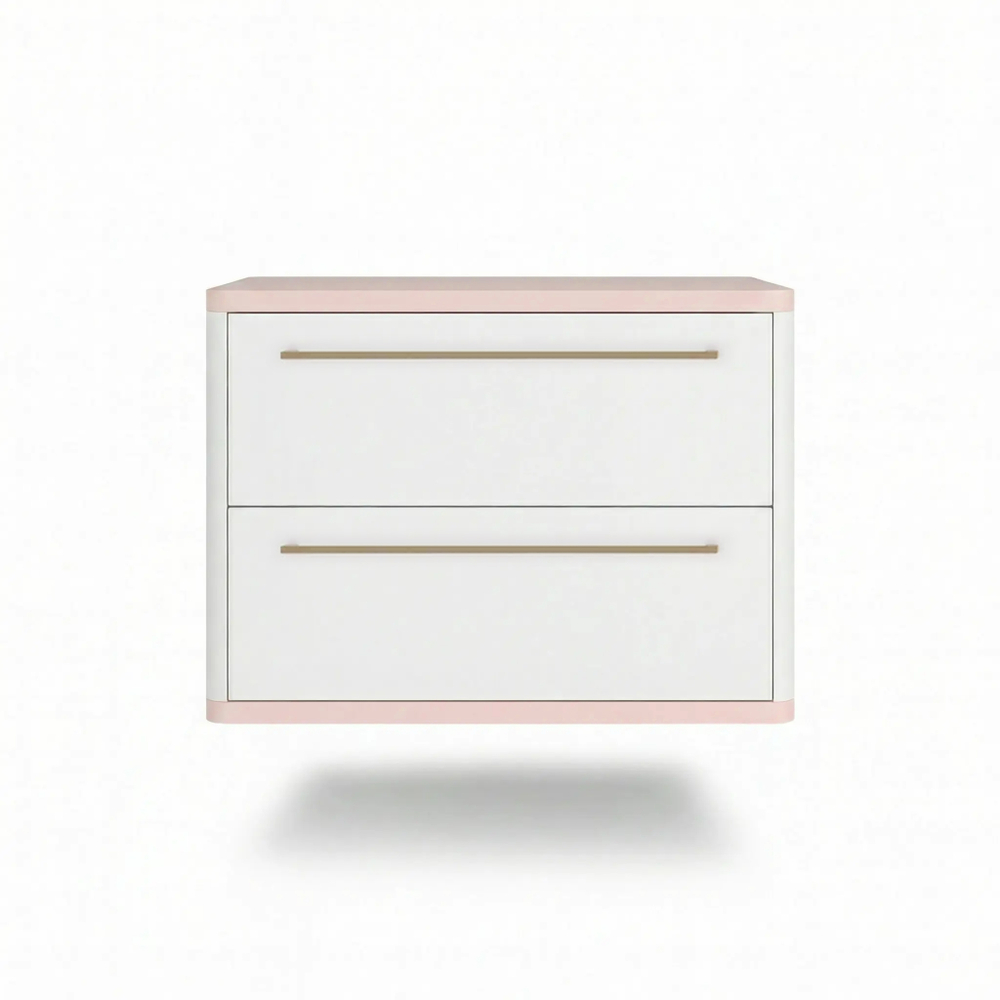 Тумба прикроватная подвесная ROYAL 5202 эко (Зефир-р.золото)