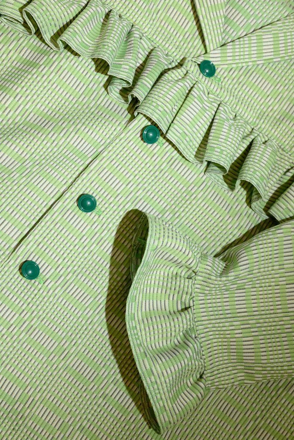 Рубашка Soeurs Green Wave Shirt green