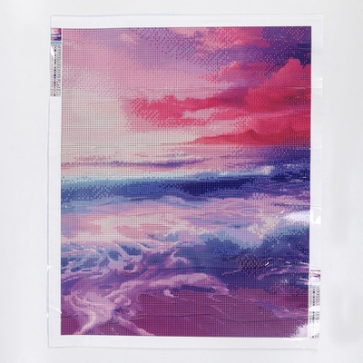 Алмазная вышивка полное заполнение "Пляж", на холсте 40*50 см 9929734