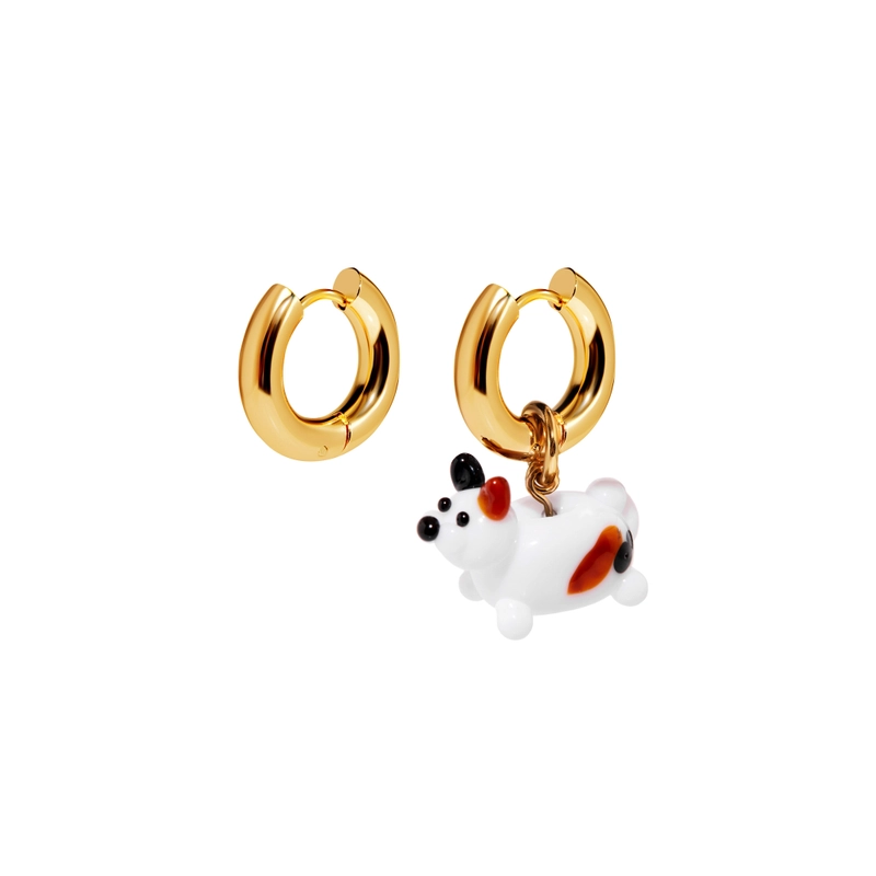 Серьги Мой Любимый Пушистик – Золото, Кошка