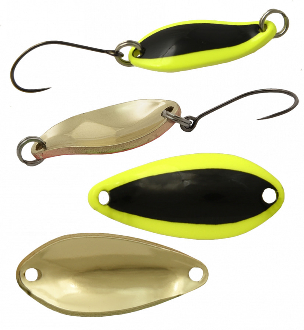 Блесна колеблющаяся для рыбалки на форель окуня голавля LureMax Dotty колебалка