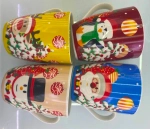 Кружка керамическая 350мл «Встреча с праздником», микс рисунков