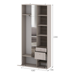 Вешалка с зеркалом (ВШ1) "Одетта"