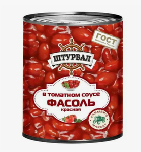 ФАСОЛЬ КРАСНАЯ В Т/С ГОСТ АТАРДО 400ГР