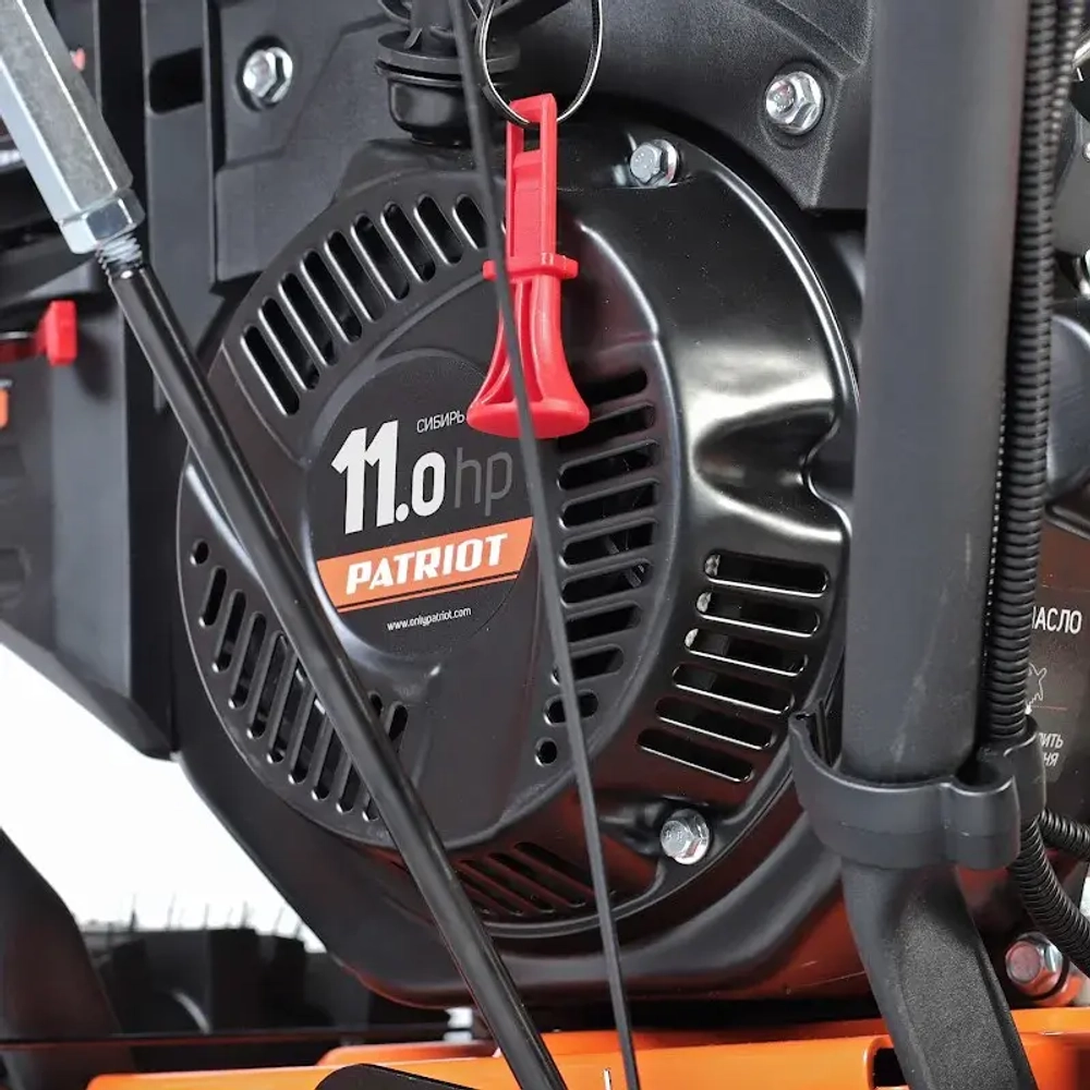 PATRIOT Сибирь 110 Е снегоуборщик бензиновый 11 л.с. ковш 81 см, выброс 15 м, 4 вперед/2 назад 426108111