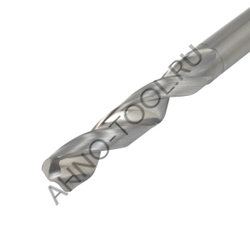 Сверло 10.0мм  твердосплавное 5D без подвода СОЖ. SP-N800051000 VHM AHNO по алюминию и  цвет.металла