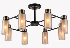 74338/8 BLACK+BRONZE (1) Люстра (RL)