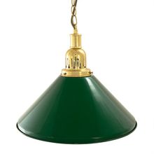 Лампа на один плафон &quot;Evergreen&quot; (золотистая чашка, зеленый плафон D35см)