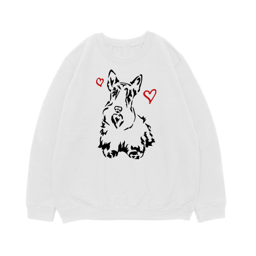 Свитшот  двусторонний "Скотч - любовь"