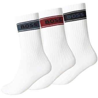 Теннисные носки BOSS QS Ribbed Stripe 3P - open miscellaneous