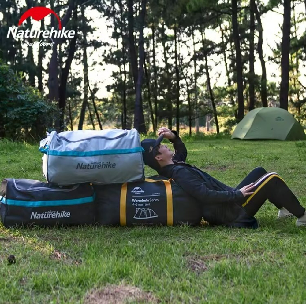 Сумка дорожная Naturehike А027, с колесами,110 л., черная