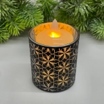 Подсвечник «Фантазия» 7*7,8 см, Черный